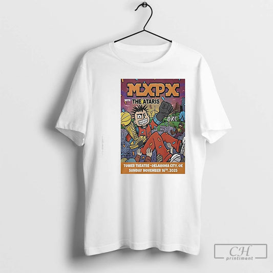 Classic Mxpx With The Ataris Oklahoma City Ok November 16 2025 T-Shirts, Hoodie, Sweatshirt | InkThreadWorks.com