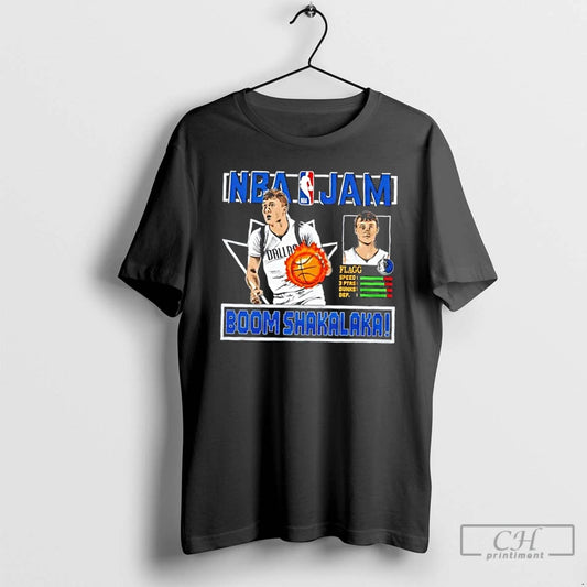 Classic Nba Jam Dallas Mavericks Cooper Flagg Boom Shakalaka T-Shirts, Hoodie, Sweatshirt | InkThreadWorks.com