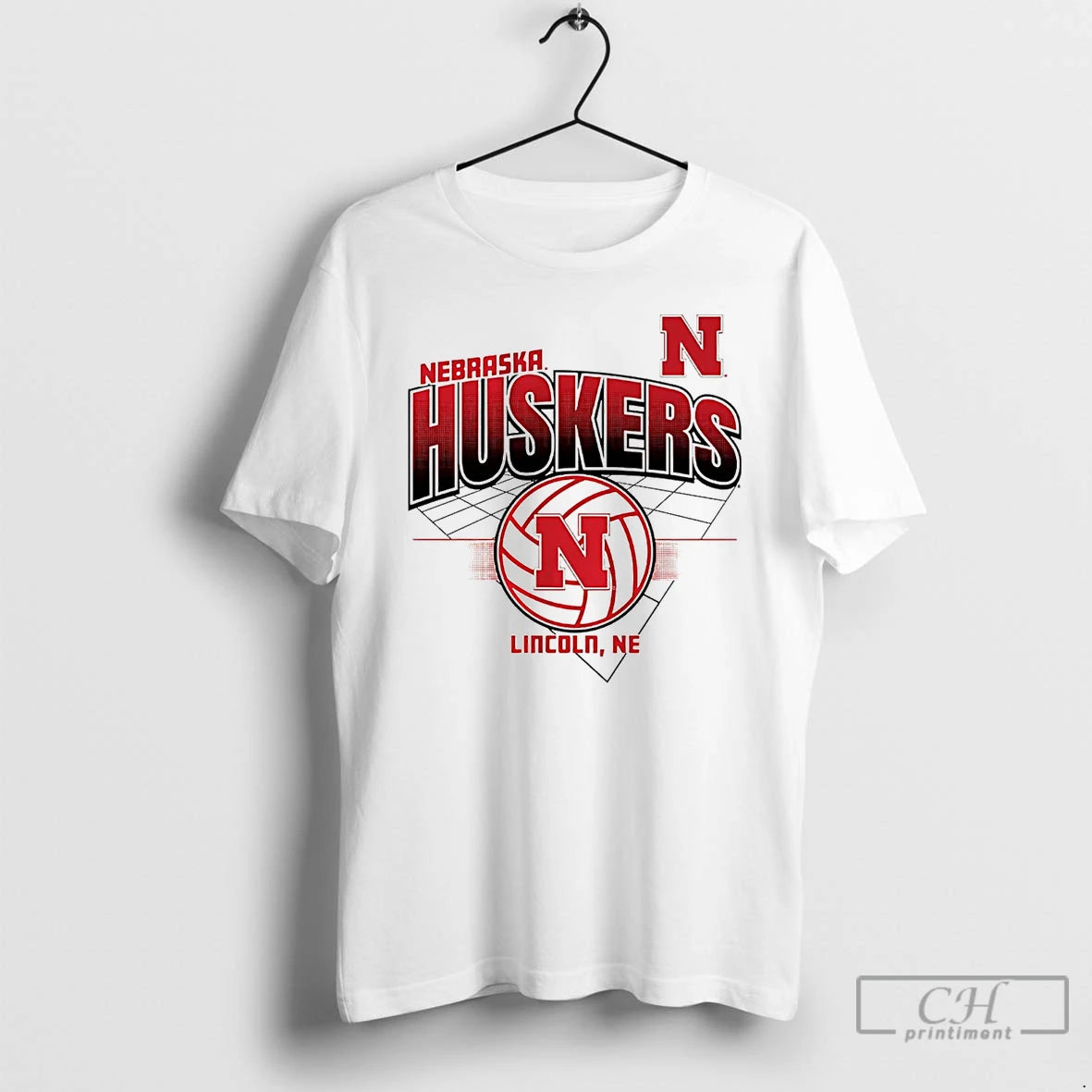 Classic Nebraska Cornhuskers Grid Volleyball T-Shirts, Hoodie, Sweatshirt | InkThreadWorks.com