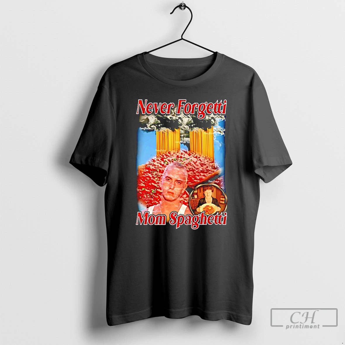 Classic Never Forgetti Mom Spaguetti Eminem T-Shirts, Hoodie, Sweatshirt | InkThreadWorks.com