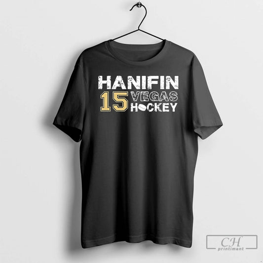 Classic Noah Hanifin 15 Vegas Golden Knights Hockey T-Shirts, Hoodie, Sweatshirt | InkThreadWorks.com