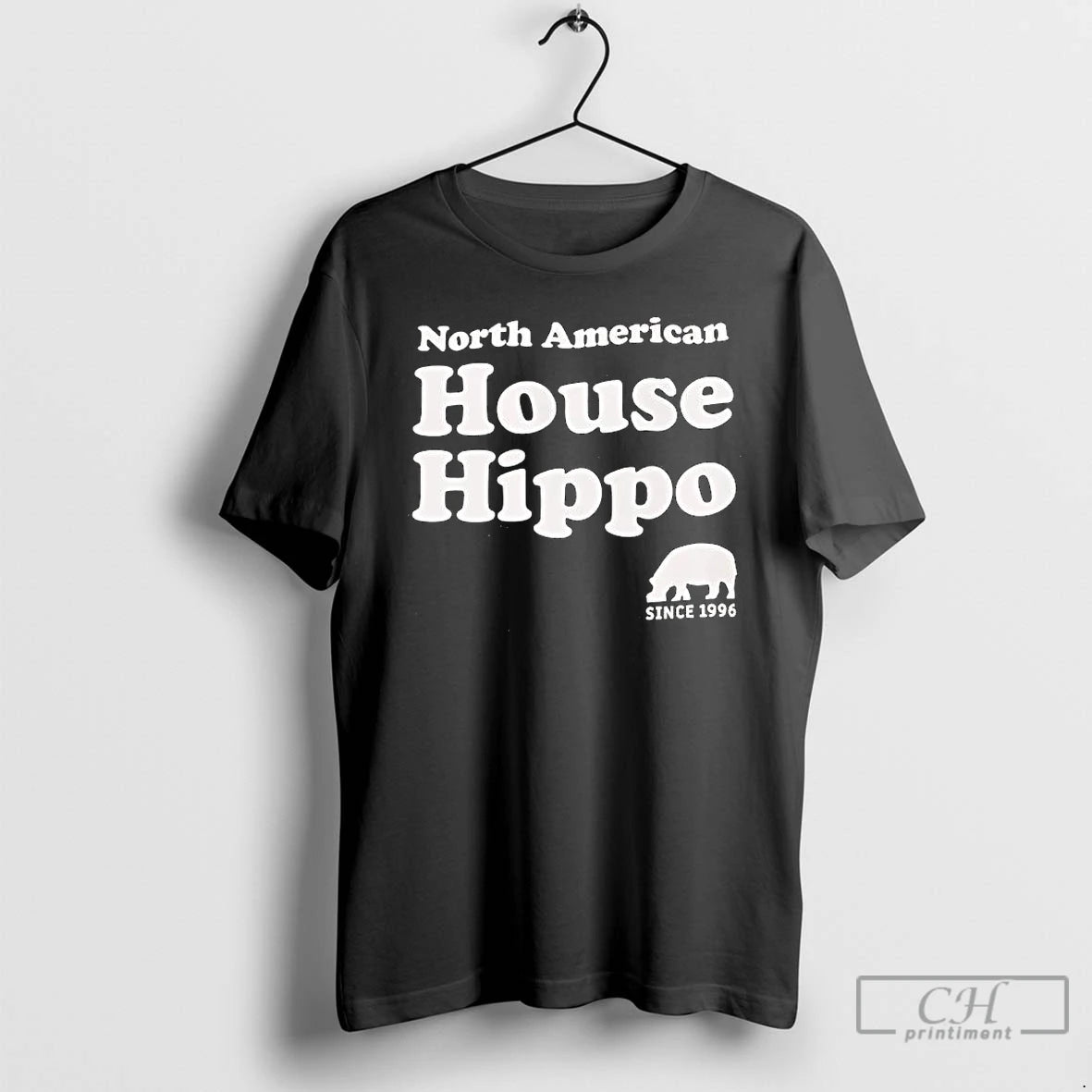 Classic North American House Hippo Since 1996 T-Shirts, Hoodie, Sweatshirt | InkThreadWorks.com