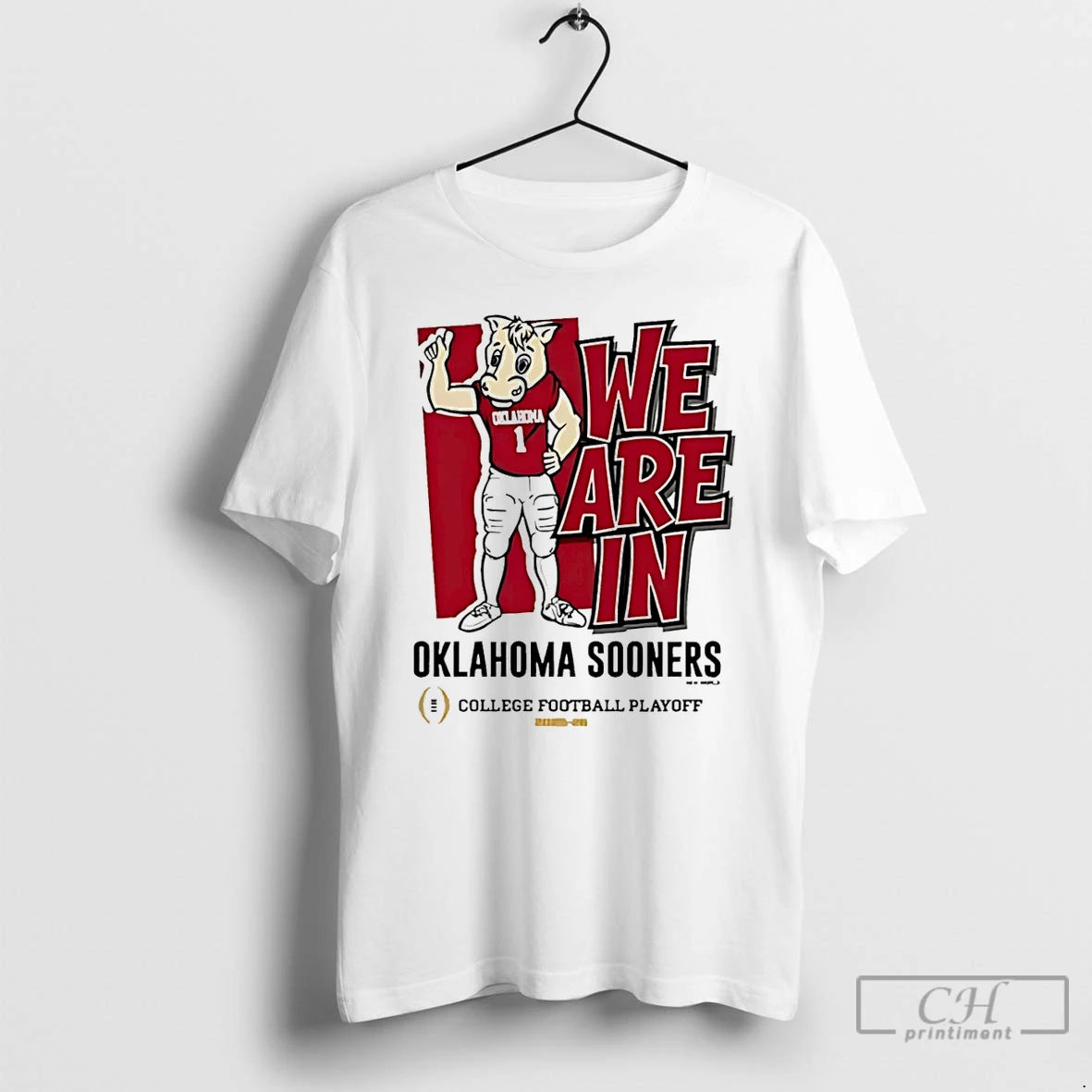 Classic Oklahoma Sooners 2025 Cfp Bound Mascot We Are In T-Shirts, Hoodie, Sweatshirt | InkThreadWorks.com