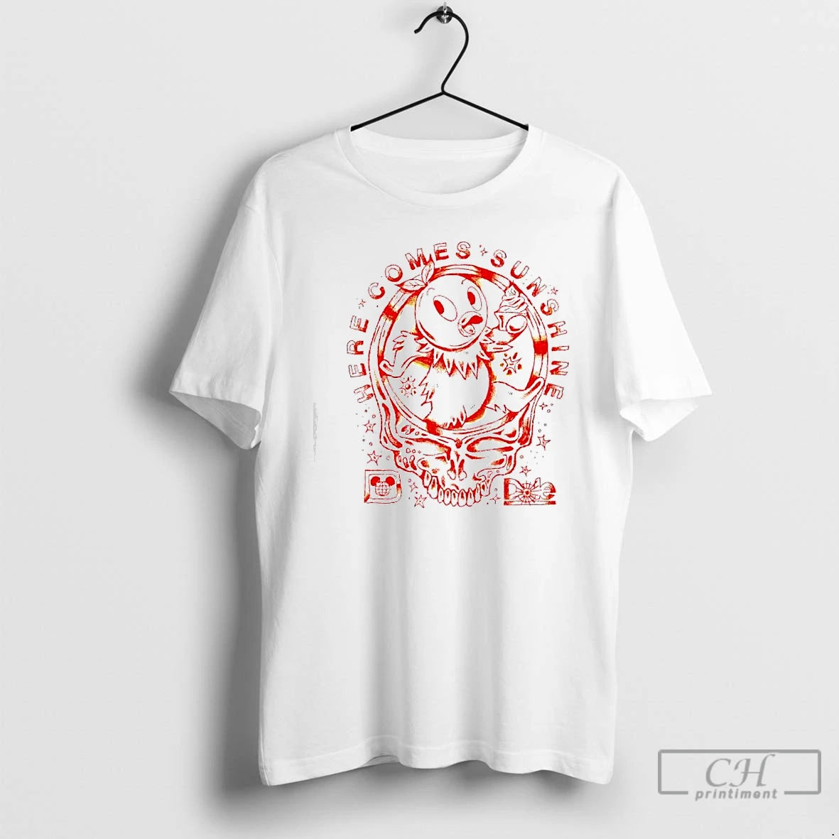 Classic Orange Bird X Grateful Dead Here Comes Sunshine T-Shirts, Hoodie, Sweatshirt
