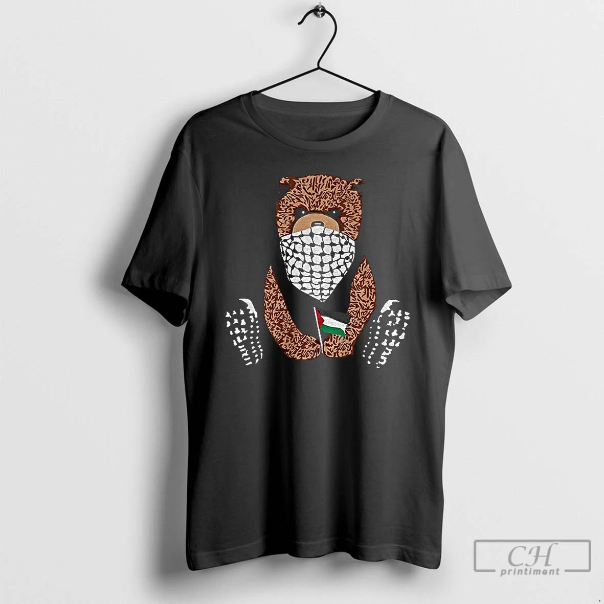 Classic Pali Bear Palestine Flag T-Shirts, Hoodie, Sweatshirt | InkThreadWorks.com