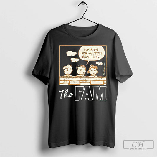 Classic Peanuts The Fam Ive Been Thinking About Something T-Shirts, Hoodie, Sweatshirt | InkThreadWorks.com