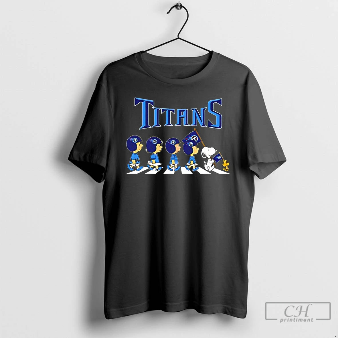 Classic Peanuts X Tennessee Titans Football Flag Walking T-Shirts, Hoodie, Sweatshirt | InkThreadWorks.com
