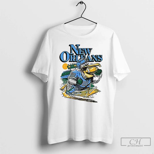 Classic Pelican New Orleans Tulane Green Wave Football Art Vintage T-Shirts, Hoodie, Sweatshirt | InkThreadWorks.com