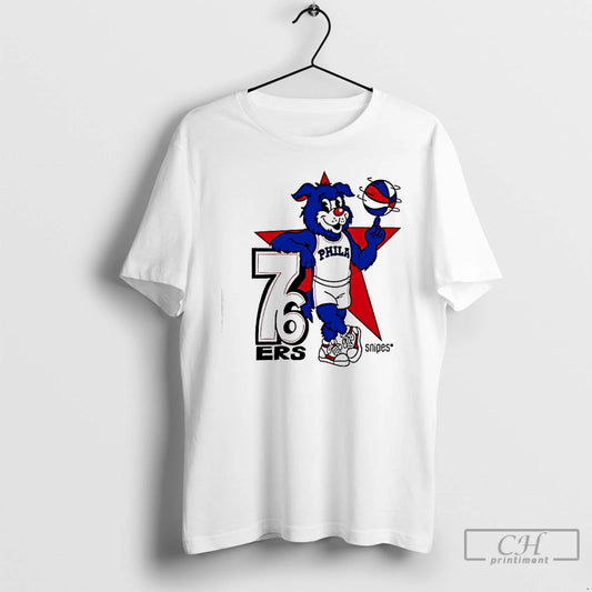 Classic Philadelphia 76ers Snipes Franklin The Dog Mascot T-Shirts, Hoodie, Sweatshirt | InkThreadWorks.com