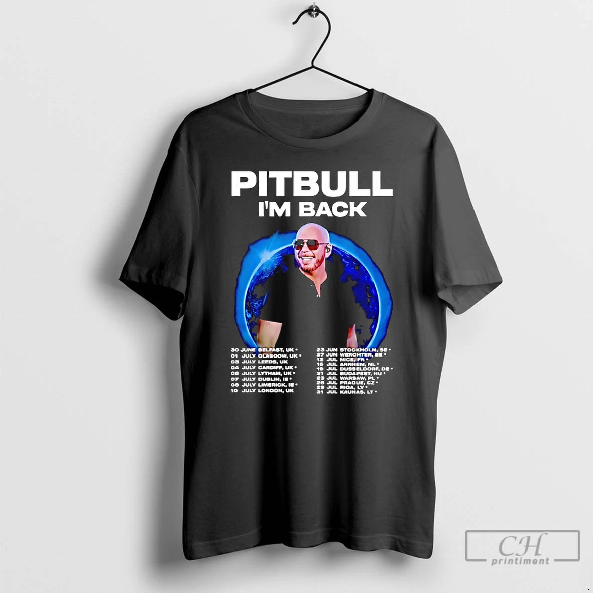 Classic Pitbull Im Back Fan Tour 2025 Concert Dates Inspired T-Shirts, Hoodie, Sweatshirt | InkThreadWorks.com