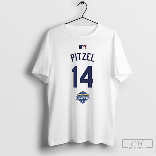 Classic Pitzel 14 Back To Back Champs World Champions T-Shirts, Hoodie, Sweatshirt | InkThreadWorks.com