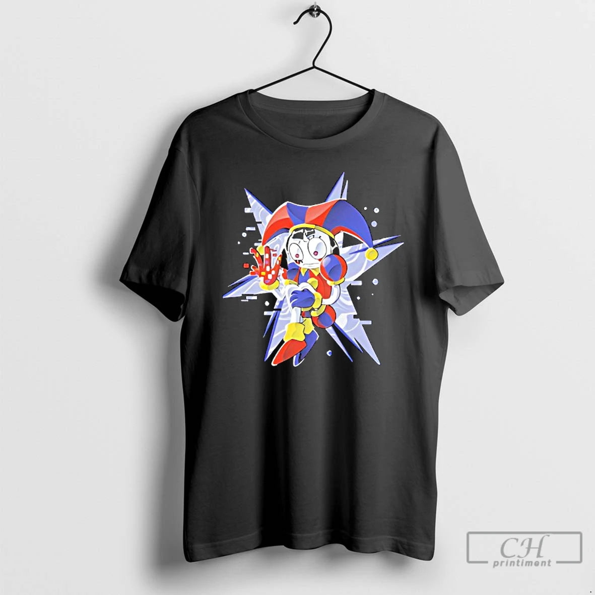 Classic Pixel Jester Retro Glitch Art T-Shirts, Hoodie, Sweatshirt | InkThreadWorks.com