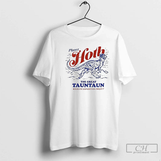 Classic Planet Hoth The Great Tauntaun Wildlife Expedition Project T-Shirts, Hoodie, Sweatshirt | InkThreadWorks.com