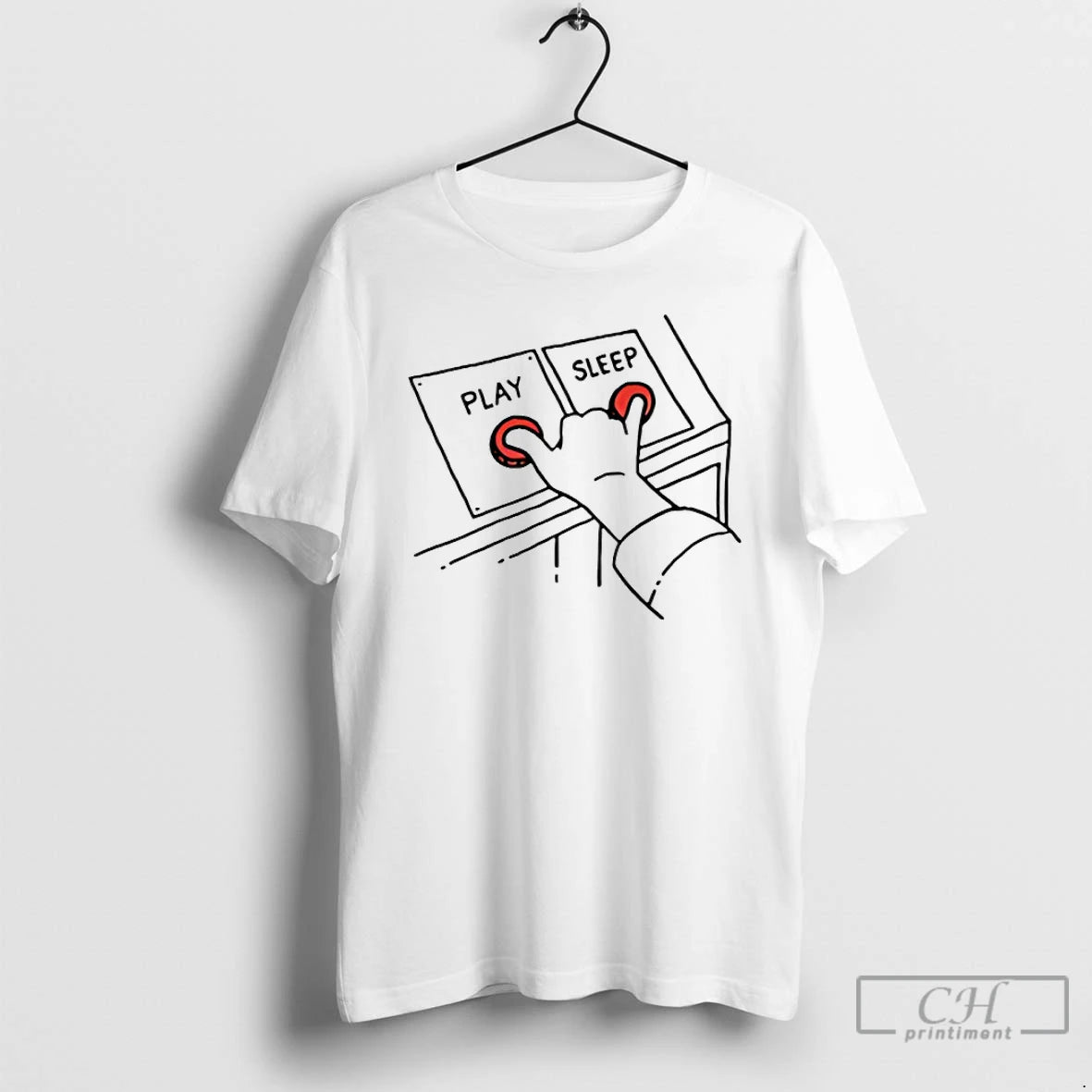Classic Play Sleep Meme T-Shirts, Hoodie, Sweatshirt | InkThreadWorks.com