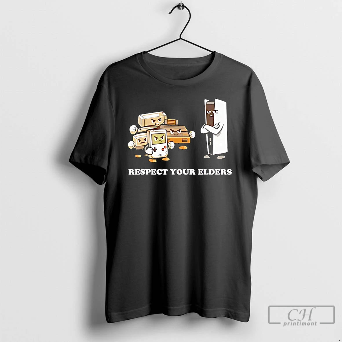 Classic Playstation 5 Respect Your Elders 90s Gaming Retro T-Shirts, Hoodie, Sweatshirt | InkThreadWorks.com