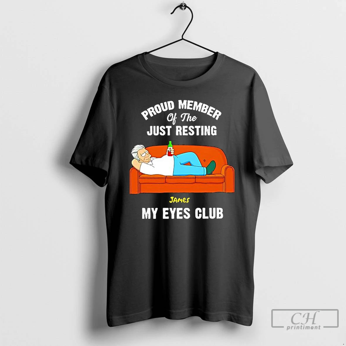 Classic Proud Member Of The Just Resting James My Eyes Club T-Shirts, Hoodie, Sweatshirt | InkThreadWorks.com