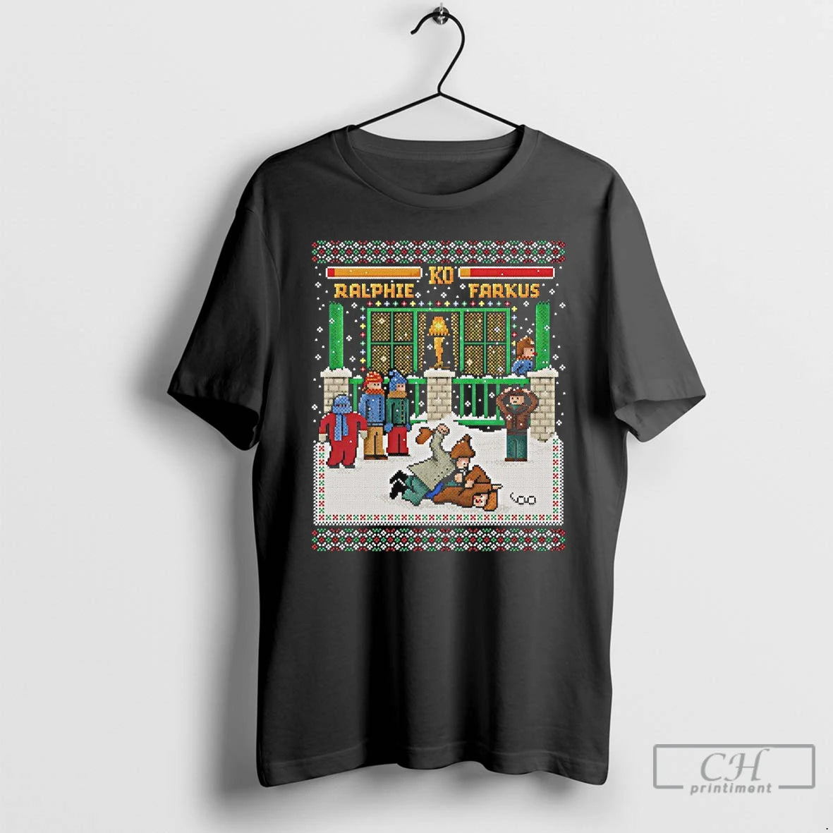 Classic Ralphie Ko Farkus Ugly Christmas T-Shirts, Hoodie, Sweatshirt | InkThreadWorks.com