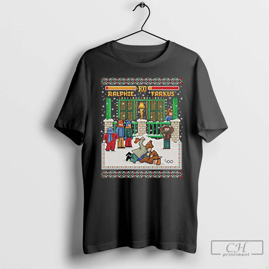 Classic Ralphie Ko Farkus Ugly Christmas T-Shirts, Hoodie, Sweatshirt | InkThreadWorks.com