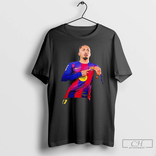 Classic Raphinha Goal Celebration Fc Barcelona T-Shirts, Hoodie, Sweatshirt | InkThreadWorks.com