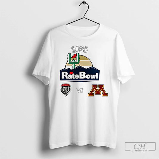 Classic Rate Bowl 2025 New Mexico Vs Minnesota T-Shirts, Hoodie, Sweatshirt | InkThreadWorks.com