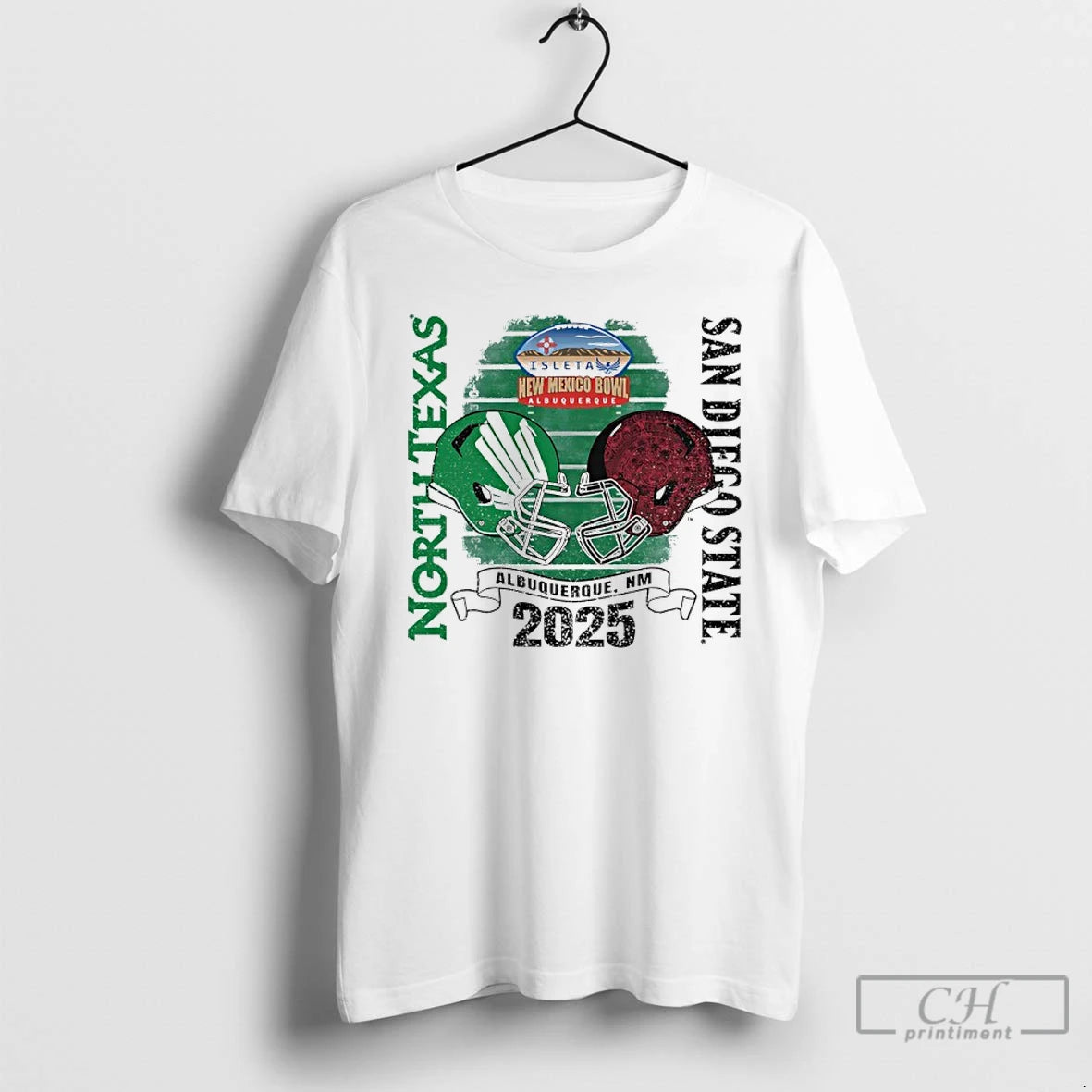 Classic Rate Bowl 2025 Texas Mean Green Vs San Diego State Aztecs T Shirts Sweater Hoodie, Sweatshirt | InkThreadWorks.com