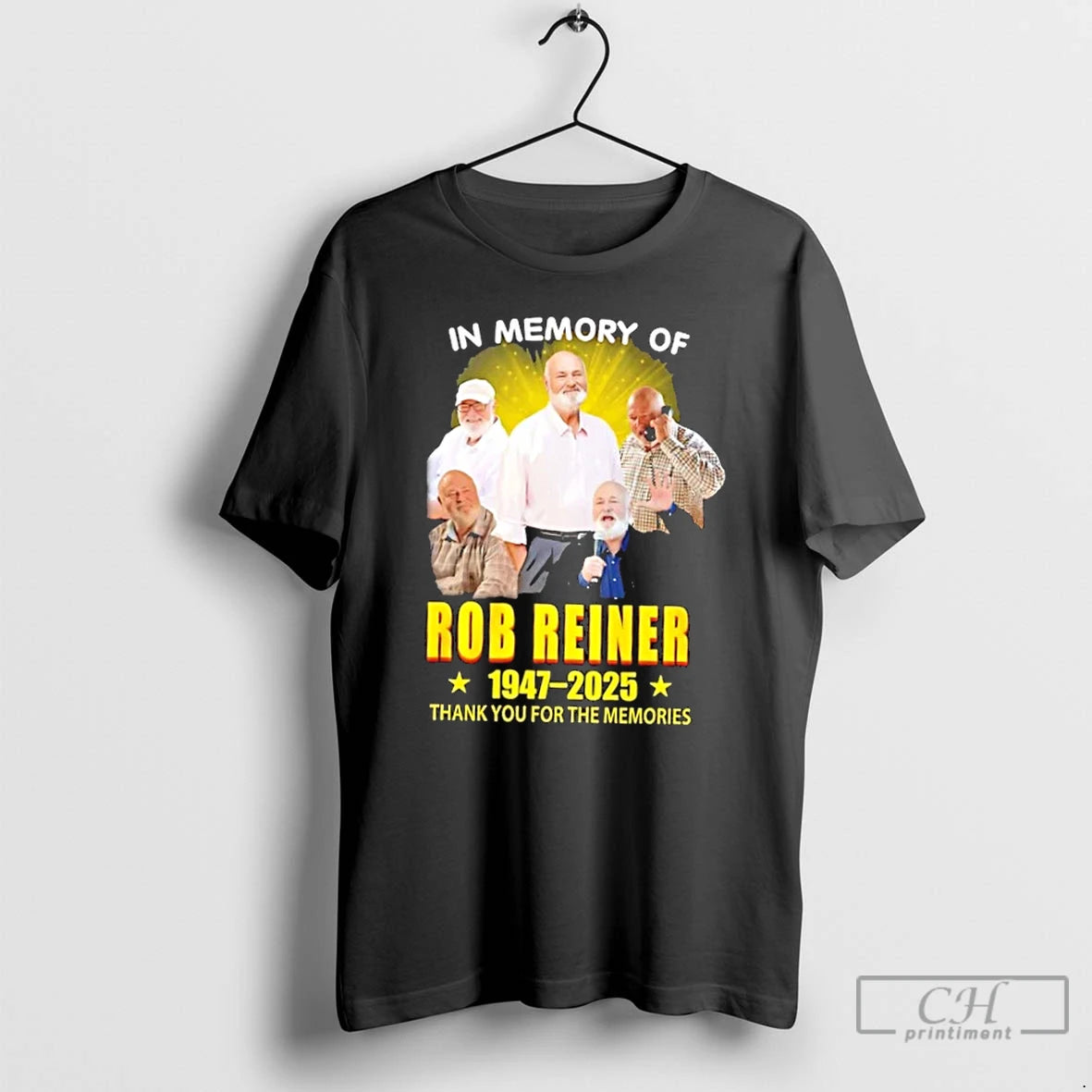 Classic Rob Reiner 1947 2025 Thank You For The Memories Signature T-Shirts, Hoodie, Sweatshirt | InkThreadWorks.com