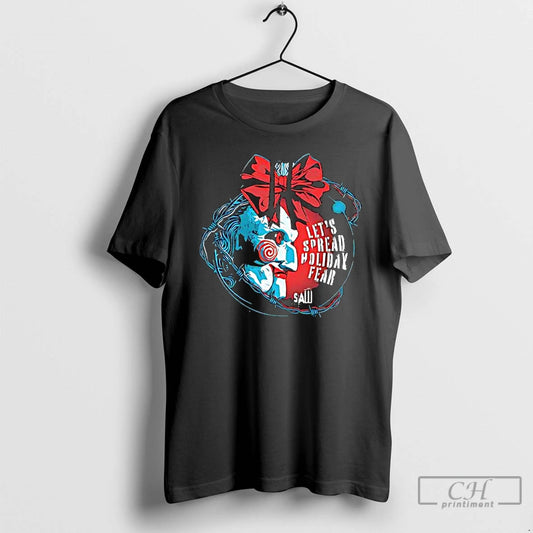 Classic Saw Lets Spread Holiday Fear T-Shirts, Hoodie, Sweatshirt | InkThreadWorks.com