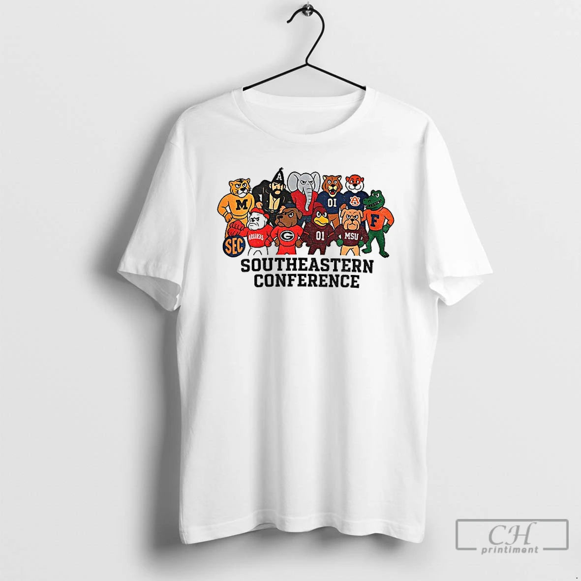 Classic Sec Team Spirit Modern Southeastern Conference Mascot T-Shirts, Hoodie, Sweatshirt | InkThreadWorks.com