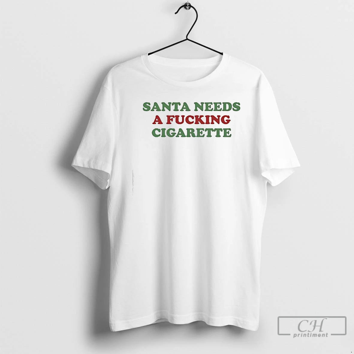 Classic Santa Needs A Fucking Cigarette T-Shirts, Hoodie, Sweatshirt | InkThreadWorks.com