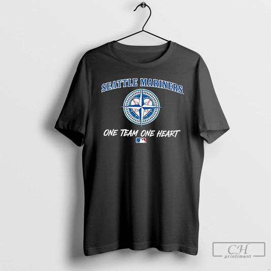 Classic Seattle Mariners One Team One Heart Mlb T-Shirts, Hoodie, Sweatshirt | InkThreadWorks.com