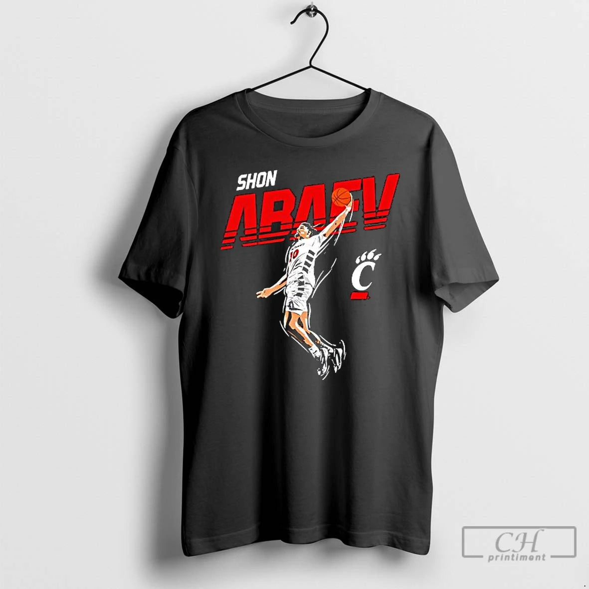 Classic Shon Abaev Slam Dunk Cincinnati Bearcats Graphic T-Shirts, Hoodie, Sweatshirt | InkThreadWorks.com