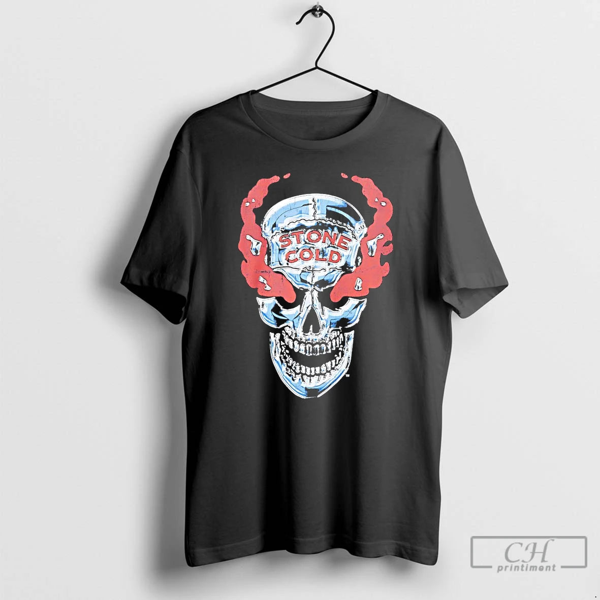 Classic Stone Cold Steve Austin Chrome Skull
