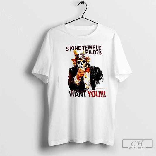 Classic Stone Temple Pilots Wants You Usa Skeleton T-Shirts, Hoodie, Sweatshirt | InkThreadWorks.com