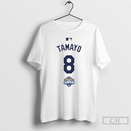 Classic Tamayo 8 Back To Back Champs World Champions T-Shirts, Hoodie, Sweatshirt | InkThreadWorks.com