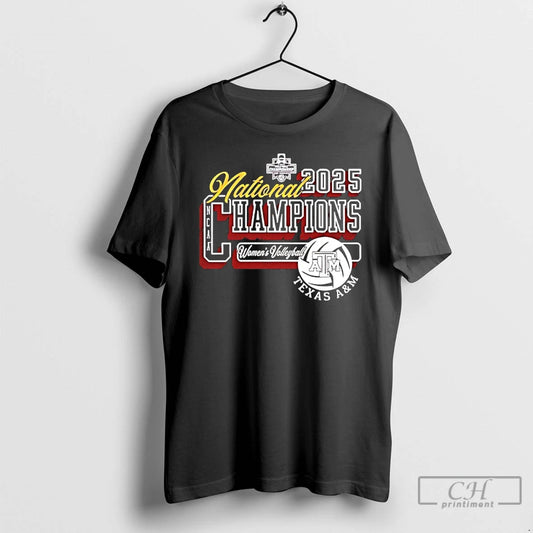 Classic Texas Am Aggies Volleyball 2025 National Champions Logo T-Shirts, Hoodie, Sweatshirt