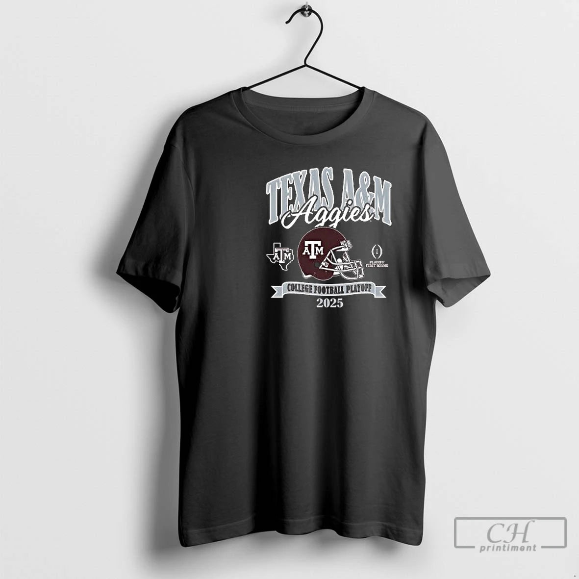 Classic Texas Am Aggies 2025 College Football Playoff Circle Black T-Shirts, Hoodie, Sweatshirt | InkThreadWorks.com