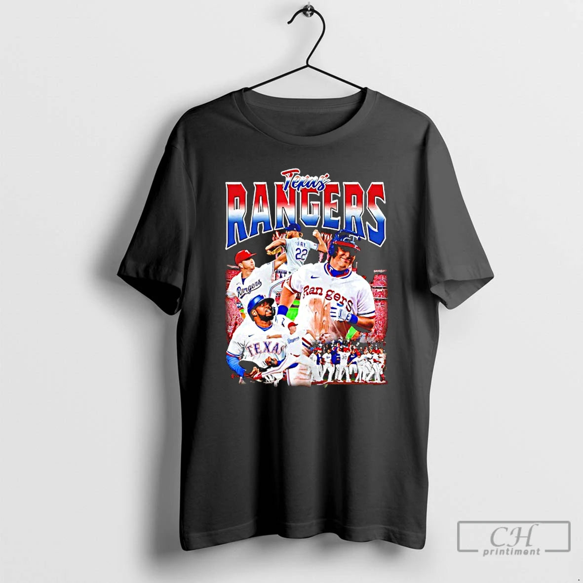 Classic Texas Rangers Team Collage Celebrate 2025 T-Shirts, Hoodie, Sweatshirt | InkThreadWorks.com