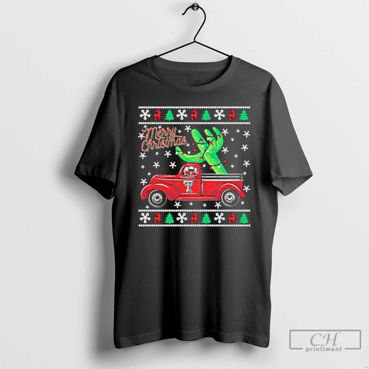 Classic Texas Tech Christmas Cactus Truck T-Shirts, Hoodie, Sweatshirt | InkThreadWorks.com