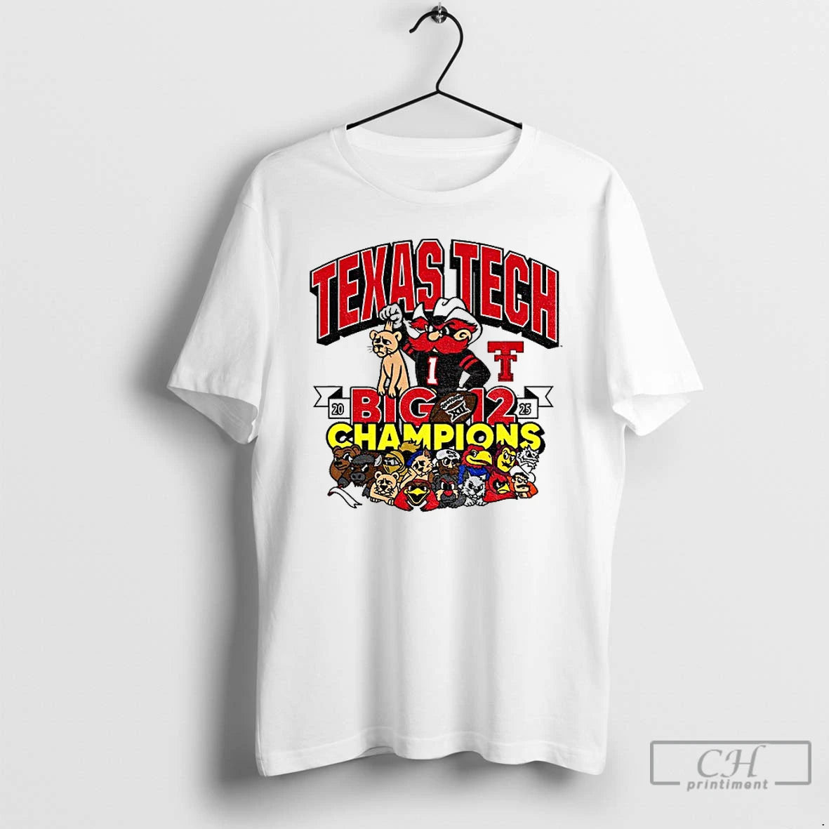 Classic Texas Tech Red Raiders Big 12 Football Champions Cfp T-Shirts, Hoodie, Sweatshirt | InkThreadWorks.com