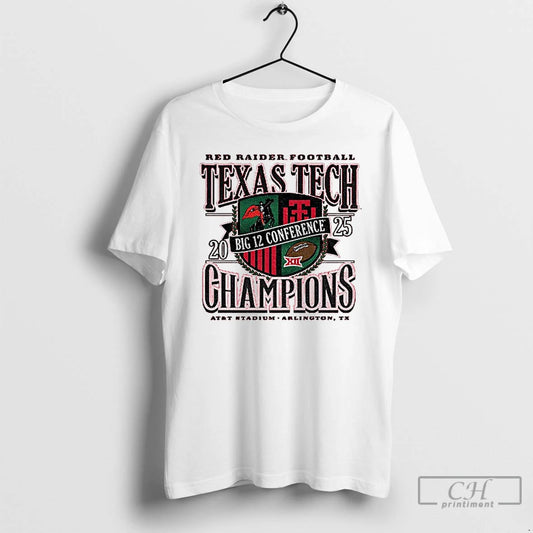 Classic Texas Tech Red Raiders Football 2025 Big 12 Cfp Champions T-Shirts, Hoodie, Sweatshirt | InkThreadWorks.com