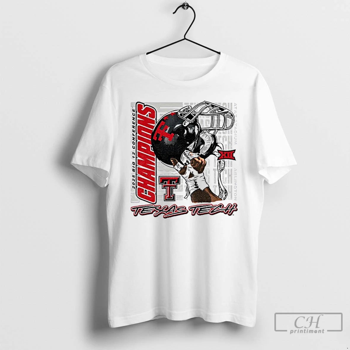 Classic Texas Tech Red Raiders Football 2025 Big 12 Cfp Champions Raise Em Up T-Shirts, Hoodie, Sweatshirt