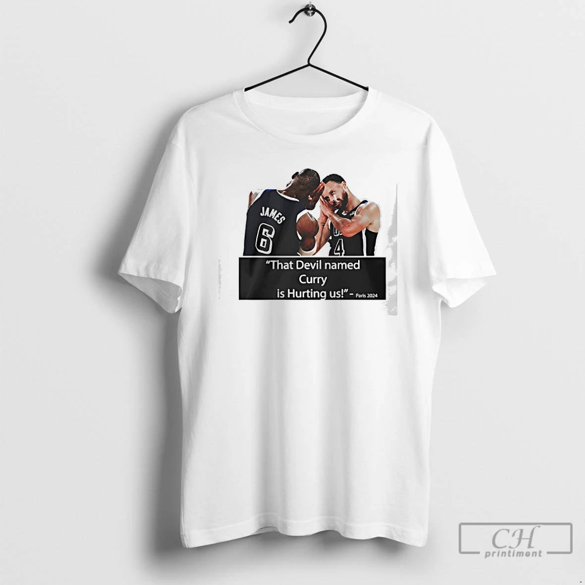 Classic That Devil Named Curry Is Hurting Us Paris T-Shirts, Hoodie, Sweatshirt | InkThreadWorks.com