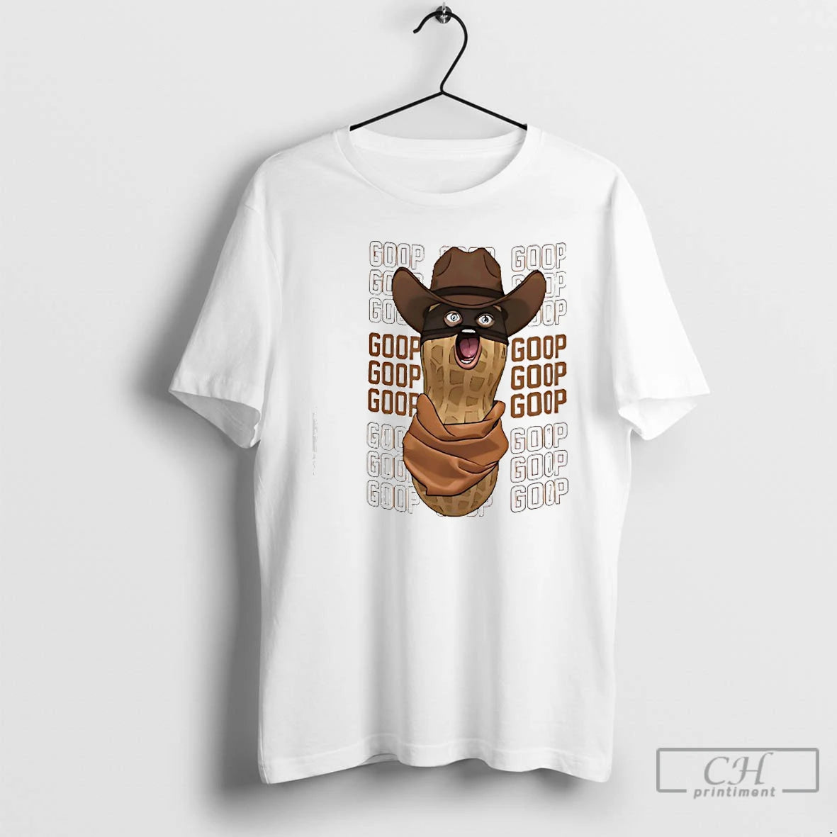 Classic The Burnt Peanut Cowboy Goop Goop Goop T-Shirts, Hoodie, Sweatshirt | InkThreadWorks.com