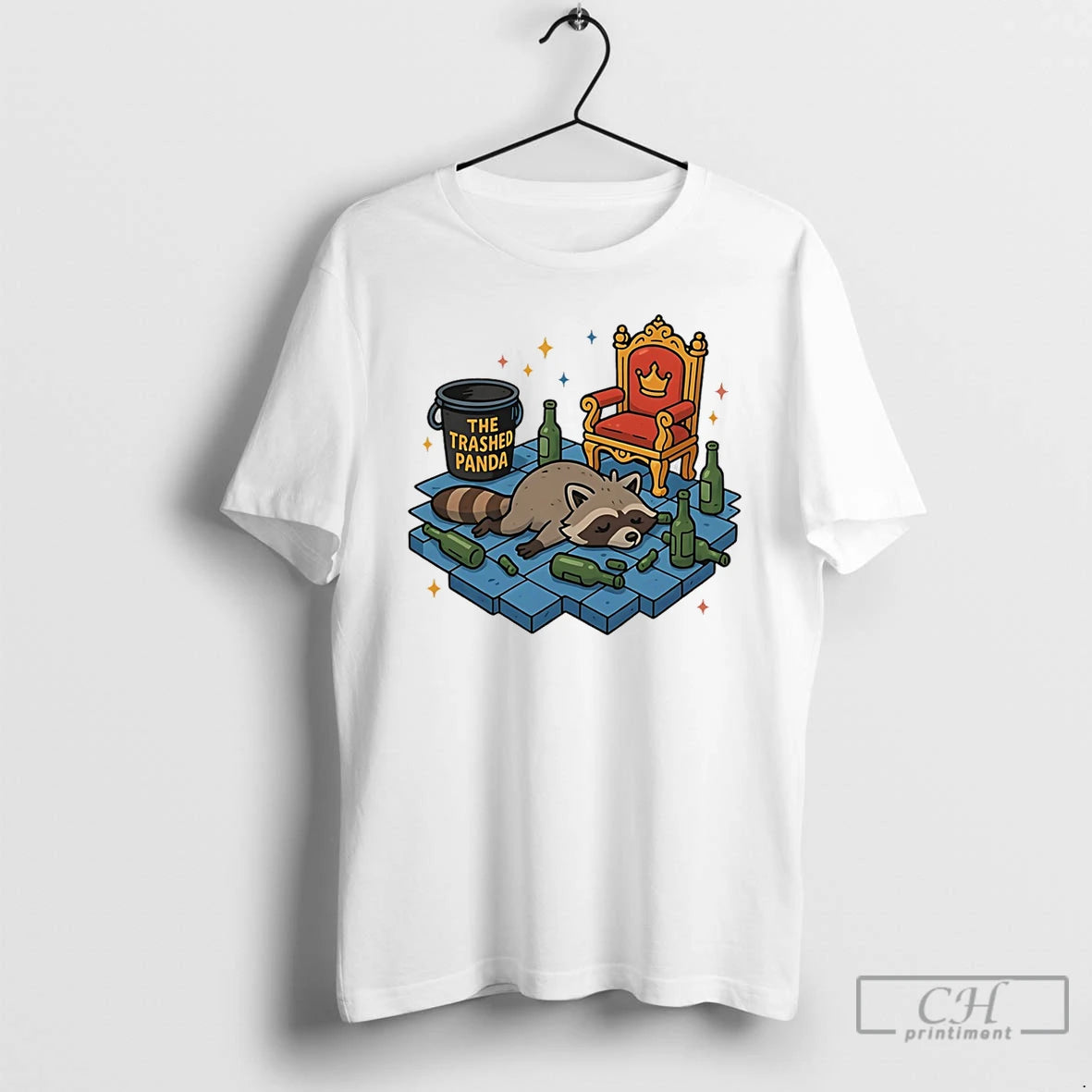 Classic The Trashed Panda Drunk Raccoon T-Shirts, Hoodie, Sweatshirt | InkThreadWorks.com