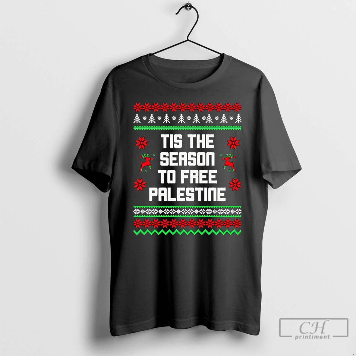 Classic Tis The Season To Free Palestine Ugly Christmas T-Shirts, Hoodie, Sweatshirt | InkThreadWorks.com