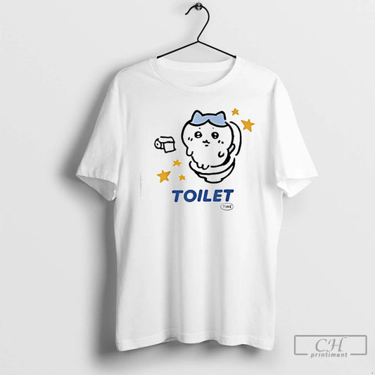 Classic Toilet Time Chikawa Meme T-Shirts, Hoodie, Sweatshirt | InkThreadWorks.com