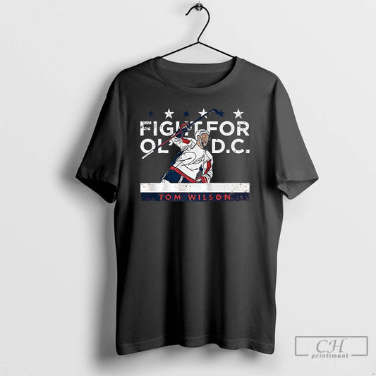 Classic Tom Wilson Washington Capitals Nhl Fight For Old Dc Celebration T-Shirts, Hoodie, Sweatshirt | InkThreadWorks.com
