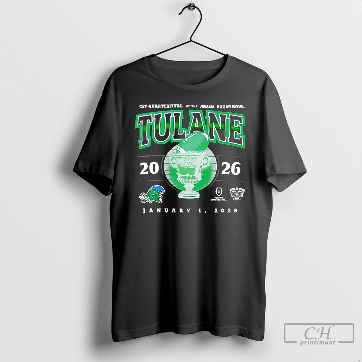 Classic Tulane Green Wave Football 2026 Sugar Bowl Classic T-Shirts, Hoodie, Sweatshirt | InkThreadWorks.com