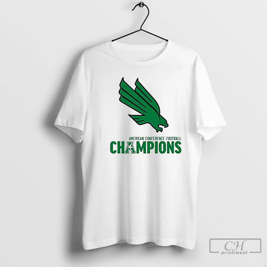 Classic Unt Football 2025 Amercan Conference Champions T-Shirts, Hoodie, Sweatshirt | InkThreadWorks.com