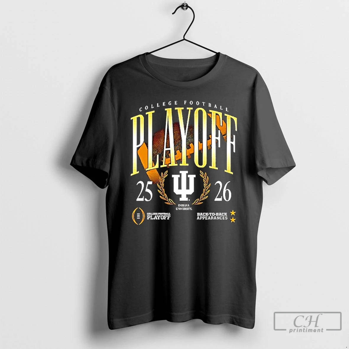 Classic University Hoosiers Back To Back Appearances 2025 2026 College Football Playoff T Shirts Sweater Hoodie, Sweatshirt